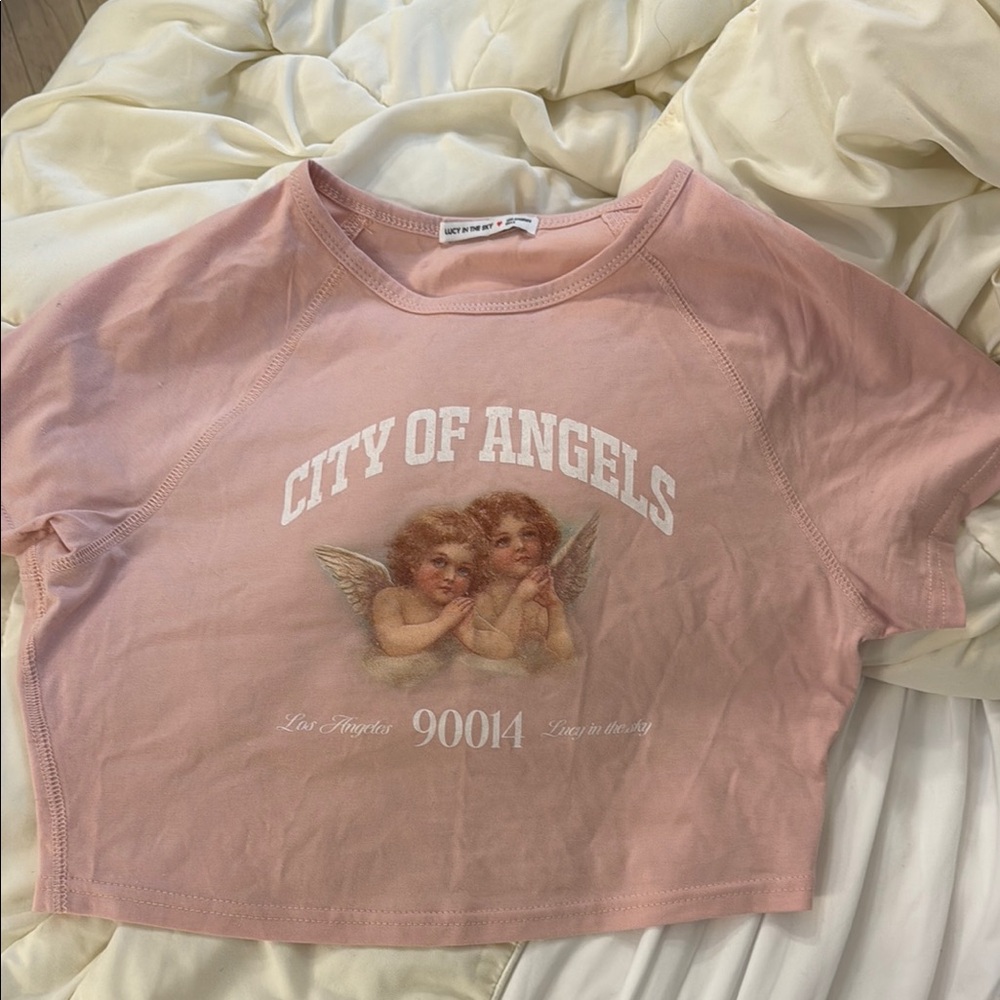City of Angels Pink Graphic Tee